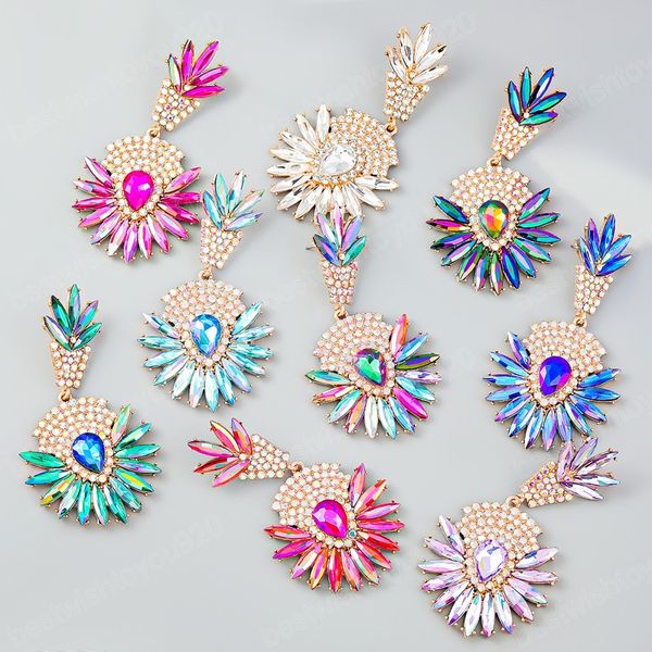 irregular rhinestone dangle earrings statement pendant crystal earrings party jewelry accessories for women gift, Silver
irregular rhinestone dangle earrings statement pendant crystal earrings party jewelry accessories for women gift, Silver