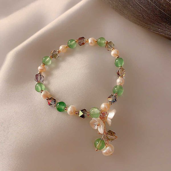 beaded strands flower green/pink crystal beads freshwater pearls strand bracelet elastic rope beaded bracelets for women fashion jewelry ybr, Black
beaded strands flower green/pink crystal beads freshwater pearls strand bracelet elastic rope beaded bracelets for women fashion jewelry ybr, Black