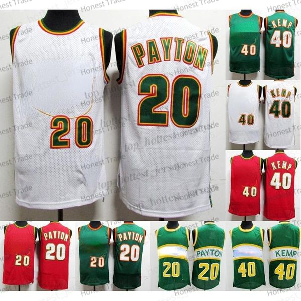 vintage 20 payton basketball jersey shaw 40 kemp green white red retro mitchell ness seattie stitched mens jerseys, Black;red
vintage 20 payton basketball jersey shaw 40 kemp green white red retro mitchell ness seattie stitched mens jerseys, Black;red
