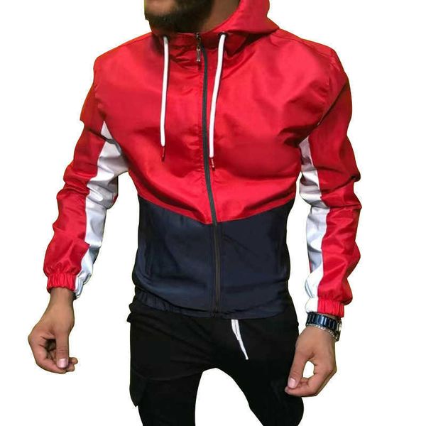 men's jackets autumn windbreaker man hooded coat long sleeve color contrast sports casual thin waterproof jacket outerwear zipper cardi, Black;brown
men's jackets autumn windbreaker man hooded coat long sleeve color contrast sports casual thin waterproof jacket outerwear zipper cardi, Black;brown