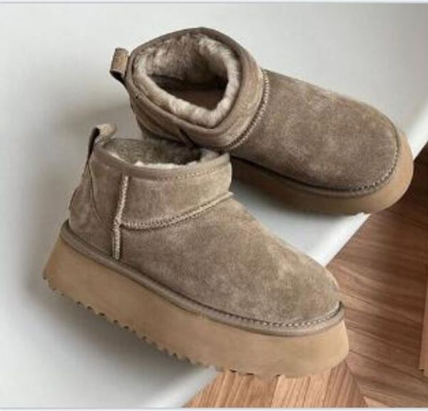 women platforms mini ankle boots women's thick bottom winter platforms shoes, Black
women platforms mini ankle boots women's thick bottom winter platforms shoes, Black