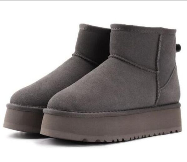 women's platforms ankle snow boots fashion winter chestnut khaki thick bottom warm booties, Black
women's platforms ankle snow boots fashion winter chestnut khaki thick bottom warm booties, Black