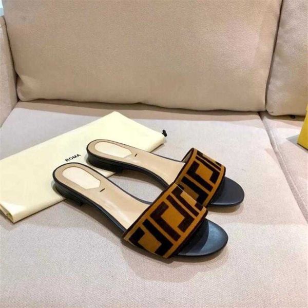 summer brown ff zucca velvet slide sandals for women slippers flat slip on shoes flats sandal open toe luxury designer2330, Black
summer brown ff zucca velvet slide sandals for women slippers flat slip on shoes flats sandal open toe luxury designer2330, Black