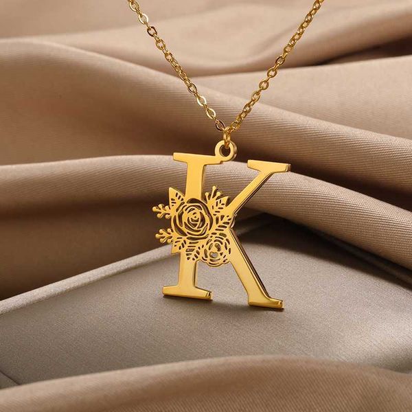 pendant necklaces pretty rose flower initials necklaces for women party jewelry stainless steel letter detachable necklace accessories l2210, Silver
pendant necklaces pretty rose flower initials necklaces for women party jewelry stainless steel letter detachable necklace accessories l2210, Silver
