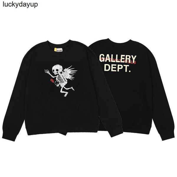 men's hoodies designer sweatshirts fashion galery dept skull wings rose gilding printed cotton sweater hoodie, Black
men's hoodies designer sweatshirts fashion galery dept skull wings rose gilding printed cotton sweater hoodie, Black
