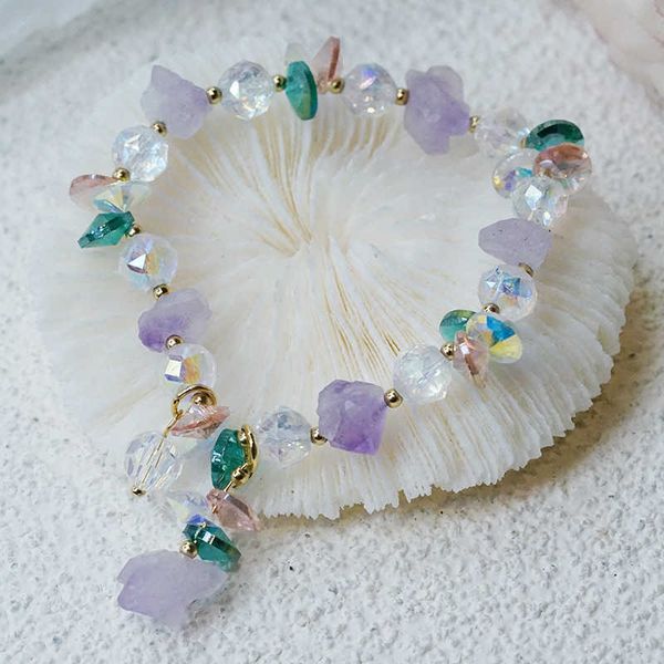 beaded strands ethnic shiny irregular natural purple crystal raw ore beaded strand bracelets for women girls fashion jewelry accessories ybr, Black
beaded strands ethnic shiny irregular natural purple crystal raw ore beaded strand bracelets for women girls fashion jewelry accessories ybr, Black