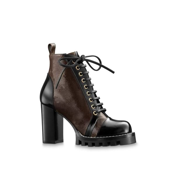 luxury designer womens martin boots genuine leather platform work snow lady white ankle designer printing brand shoes, Black
luxury designer womens martin boots genuine leather platform work snow lady white ankle designer printing brand shoes, Black