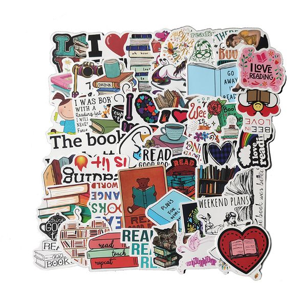 wholesale 50pcs read good books stickers skate accessories vinyl waterproof sticker for skateboard lapluggage phone case car decals party de
wholesale 50pcs read good books stickers skate accessories vinyl waterproof sticker for skateboard lapluggage phone case car decals party de