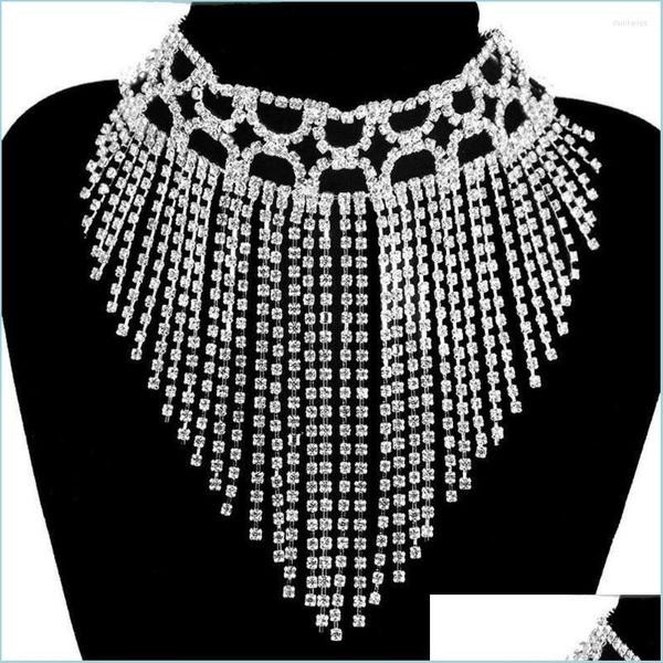 chokers choker shiny rhinestone tassel exaggerated ladies necklace neck jewelry fashion nightclub party temperament crystal cha ot2bw, Golden;silver
chokers choker shiny rhinestone tassel exaggerated ladies necklace neck jewelry fashion nightclub party temperament crystal cha ot2bw, Golden;silver