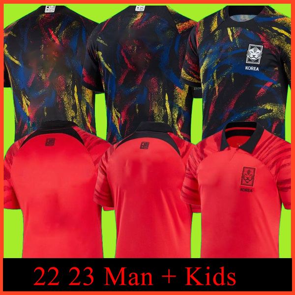 south korea soccer jerseys 5a quality home red away son hwang kim jeong sung lee kwon 2023 maillots football shirts 22 23 national team kids, Black;yellow
south korea soccer jerseys 5a quality home red away son hwang kim jeong sung lee kwon 2023 maillots football shirts 22 23 national team kids, Black;yellow