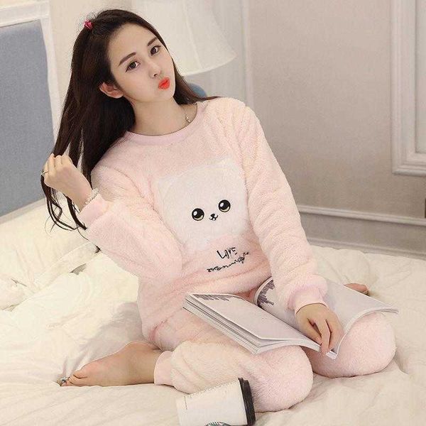 women's sleep lounge zity 2022 cartoon women pyjamas sets autumn winter warm flannel thick coral velvet long sleeve sleepwear flannel p
women's sleep lounge zity 2022 cartoon women pyjamas sets autumn winter warm flannel thick coral velvet long sleeve sleepwear flannel p