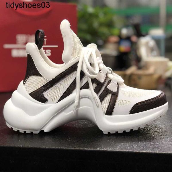 2022 new arch sole leather daddy shoes women's thick sole sports casual shoes breathable net red tide sport is essential, Black
2022 new arch sole leather daddy shoes women's thick sole sports casual shoes breathable net red tide sport is essential, Black