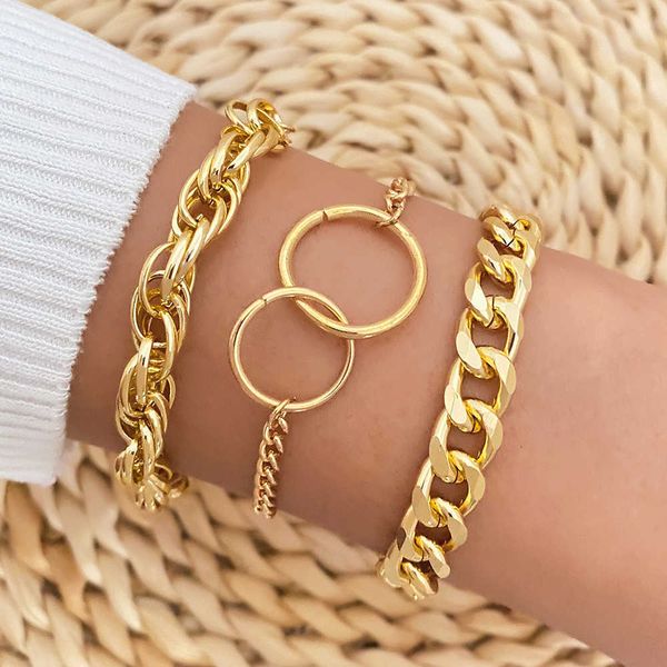 beaded strands kisswife 2022 fashion gold color circle thick chain bracelets set for women men metal cuban chain bangles punk hiphop jewelry, Black
beaded strands kisswife 2022 fashion gold color circle thick chain bracelets set for women men metal cuban chain bangles punk hiphop jewelry, Black