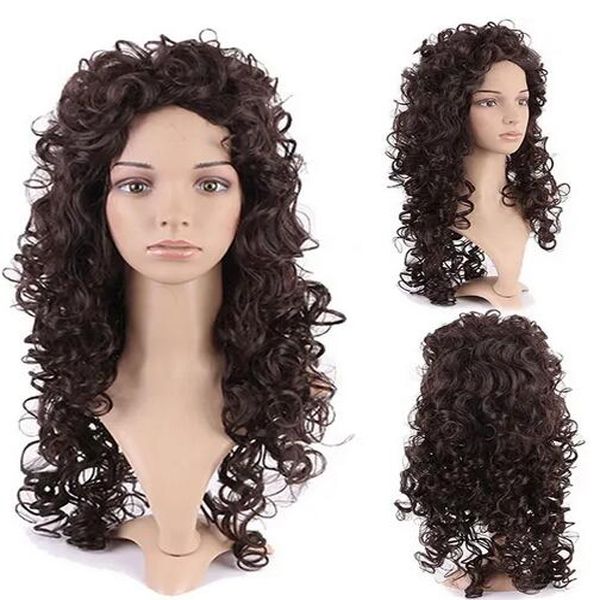 women ladies full wig long curly wavy hair natural daily wigs highlight fashion 29 inch, Black
women ladies full wig long curly wavy hair natural daily wigs highlight fashion 29 inch, Black