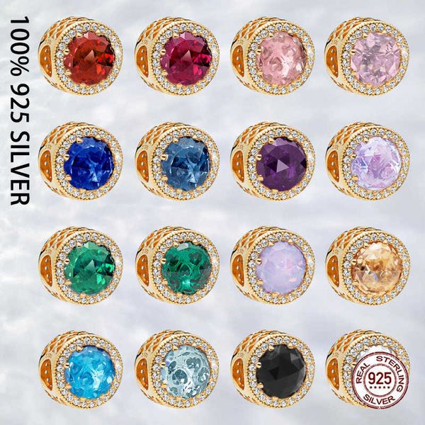 charm bracelets fit original real 925 sterling silver golden color sparkling round charm for women bracelet trinket diy jewelry l221013, Golden;silver
charm bracelets fit original real 925 sterling silver golden color sparkling round charm for women bracelet trinket diy jewelry l221013, Golden;silver