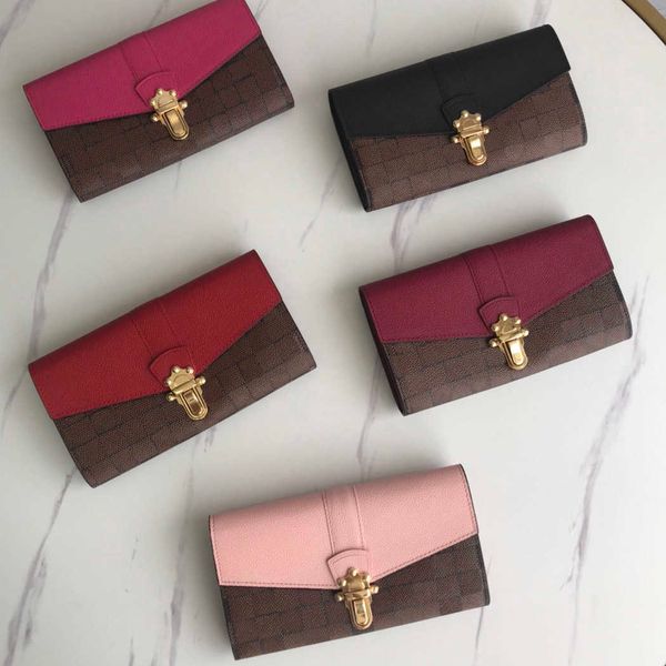 fashion flowers designer wallets luxurys mens womens leather clutch bags classic letters coin purse with original box checked, Red;black
fashion flowers designer wallets luxurys mens womens leather clutch bags classic letters coin purse with original box checked, Red;black