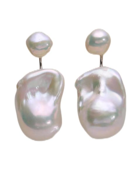 irregular natural baroque pearl dangle earrings fashionable and personalized gift for women s925 silver needle size two pearls up and down s
irregular natural baroque pearl dangle earrings fashionable and personalized gift for women s925 silver needle size two pearls up and down s
