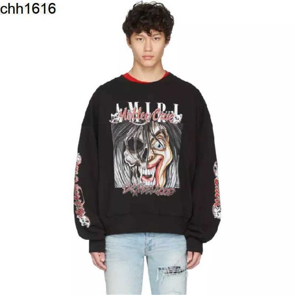 chao brand fashion20ss amirs wind printed grimace couples hooded sweater spring and summer high street, Black
chao brand fashion20ss amirs wind printed grimace couples hooded sweater spring and summer high street, Black