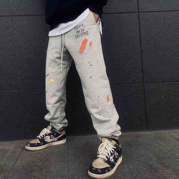 designer trendy gallerydept casual pants tc hand painted graffiti wash virgil same splash ink sports, Black
designer trendy gallerydept casual pants tc hand painted graffiti wash virgil same splash ink sports, Black