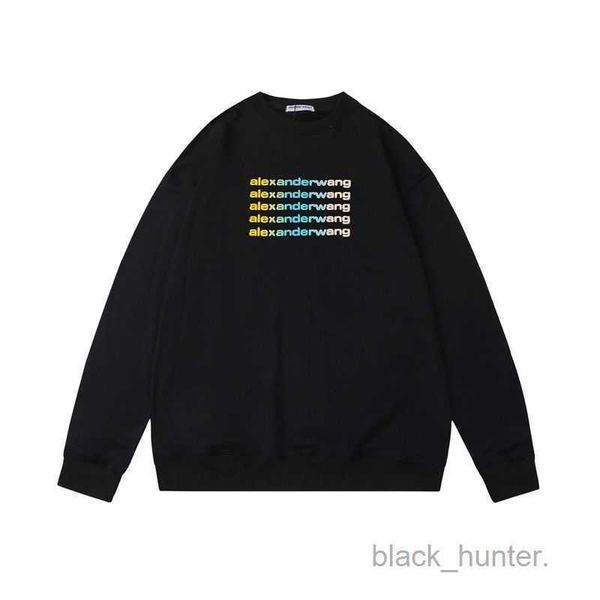 men's womens hoodies alexanders designer wangs sweatshirts 2022autumn new color gradual change foam bullet screen letter printing terry, Black
men's womens hoodies alexanders designer wangs sweatshirts 2022autumn new color gradual change foam bullet screen letter printing terry, Black