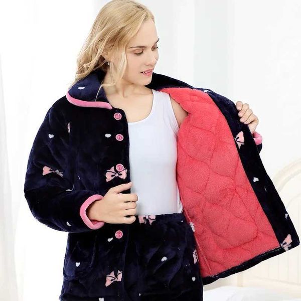 women's sleep lounge winter warm women pajamas set long sleeve cute leisure women sleepwear set velvet pyjamas homewear thick pijama fe
women's sleep lounge winter warm women pajamas set long sleeve cute leisure women sleepwear set velvet pyjamas homewear thick pijama fe