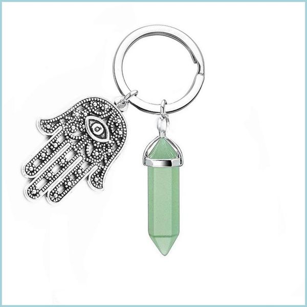 key rings natural stone key rings hexagonal prism palm keychains healing rose crystal car decor keyholder for women men drop delivery dhsqv, Slivery;golden
key rings natural stone key rings hexagonal prism palm keychains healing rose crystal car decor keyholder for women men drop delivery dhsqv, Slivery;golden