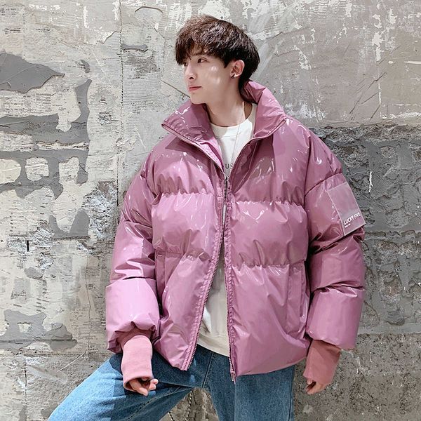 men's jackets winter jacket men parkas thicken warm coat stand collar oversize parkas bright leather fabric jacket korean style padded, Black;brown
men's jackets winter jacket men parkas thicken warm coat stand collar oversize parkas bright leather fabric jacket korean style padded, Black;brown