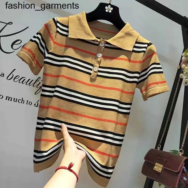 men's casual shirts burbersy designer striped women's polo tees fashion summer knit ice silk short sleeve tee striped shorts, White;black
men's casual shirts burbersy designer striped women's polo tees fashion summer knit ice silk short sleeve tee striped shorts, White;black