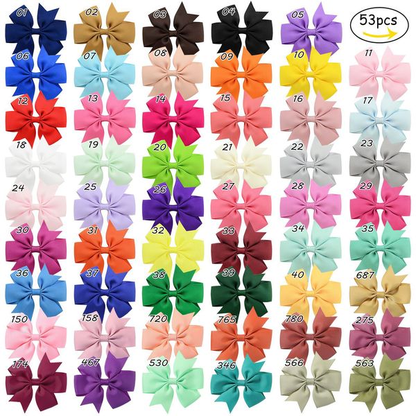 53 colors 3.15 inch girl hair bows candy color barrettes design hairs bowknot children girls clips accessory b21, Slivery;white
53 colors 3.15 inch girl hair bows candy color barrettes design hairs bowknot children girls clips accessory b21, Slivery;white