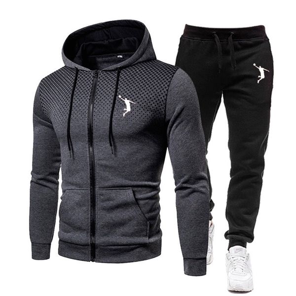 autumn and winter menssweatshirt sweatpants suit printing mens zipper hoodie fitness sportswear suit hooded sportswear 220815, Gray
autumn and winter menssweatshirt sweatpants suit printing mens zipper hoodie fitness sportswear suit hooded sportswear 220815, Gray