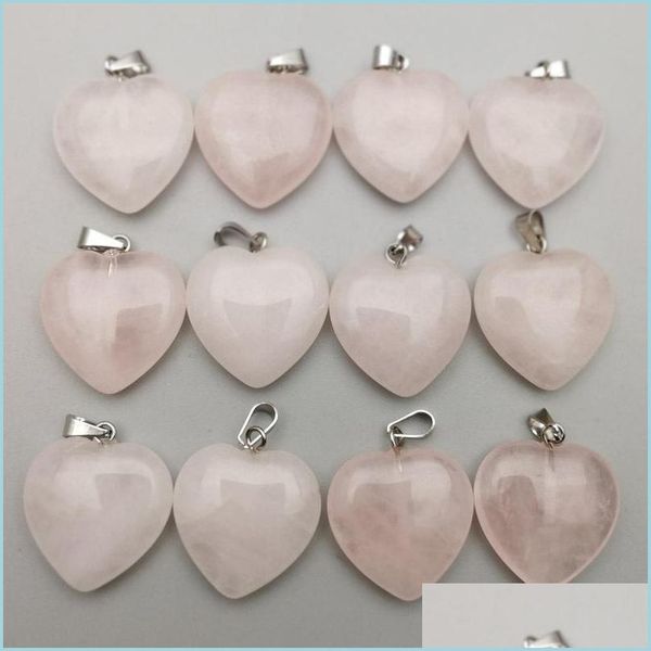 charms 20mm rose quartz heart natural stone charms healing pendant diy necklace earrings jewelry making drop delivery 2022 findings c dhs1z, Bronze;silver
charms 20mm rose quartz heart natural stone charms healing pendant diy necklace earrings jewelry making drop delivery 2022 findings c dhs1z, Bronze;silver