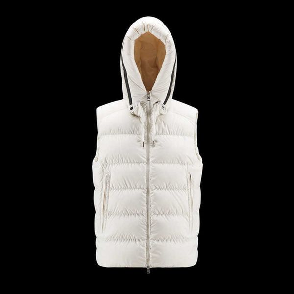 mens vests hooded down coat 22aw fashion puffer windbreaker zipper outwear jacket pocket, Black;white
mens vests hooded down coat 22aw fashion puffer windbreaker zipper outwear jacket pocket, Black;white