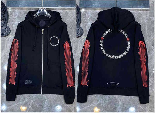 mens loose classic hoodie ch brand sweatshirts designer horseshoe sanskrit print luxury zipper jacket fashion pullover hooded coat women sw, Black
mens loose classic hoodie ch brand sweatshirts designer horseshoe sanskrit print luxury zipper jacket fashion pullover hooded coat women sw, Black