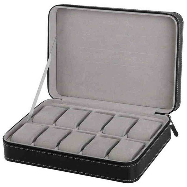 portable watch box organizer pu leather casket with zipper classic style 10 grids multifunctional bracelet display case h2205128343837, Black;blue
portable watch box organizer pu leather casket with zipper classic style 10 grids multifunctional bracelet display case h2205128343837, Black;blue