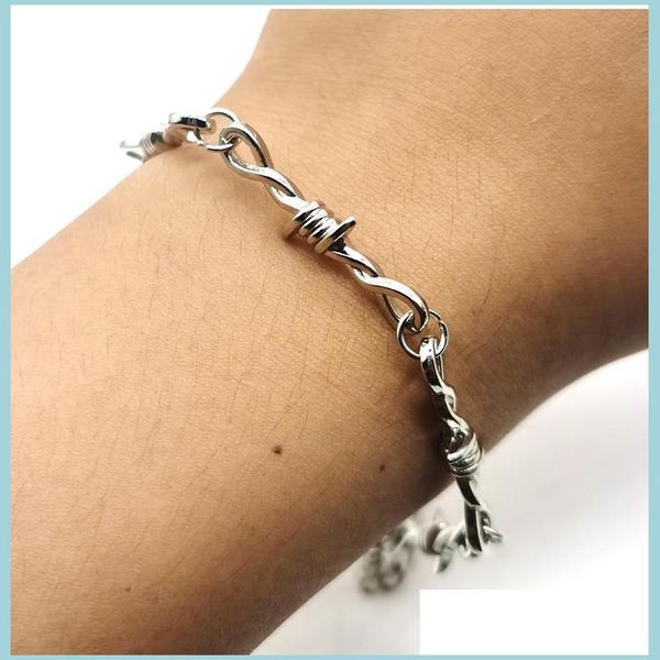 charm bracelets small wire brambles iron choker bracelet women hiphop gothic punk barbed little thorns gifts drop delivery 20 dhhpy, Golden;silver
charm bracelets small wire brambles iron choker bracelet women hiphop gothic punk barbed little thorns gifts drop delivery 20 dhhpy, Golden;silver
