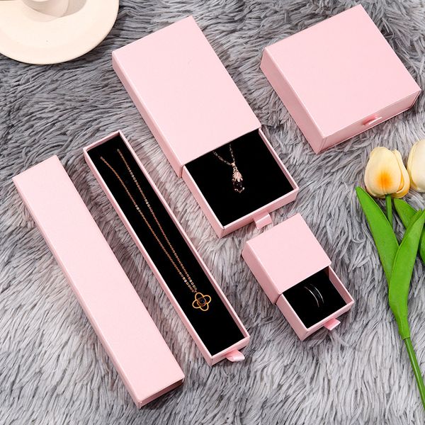 drawer type jewelry boxes pink ring gift pendant earnail bracelet packing box storage for necklace c3, Black;white
drawer type jewelry boxes pink ring gift pendant earnail bracelet packing box storage for necklace c3, Black;white