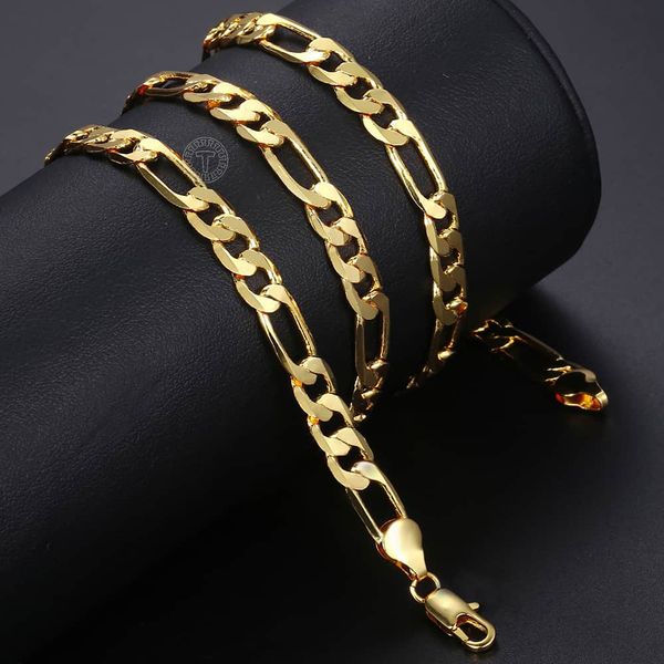 pure 24k solid fine gold authentic finish chain necklace jewelry heavry figaro men 550mm 10mm, Silver
pure 24k solid fine gold authentic finish chain necklace jewelry heavry figaro men 550mm 10mm, Silver