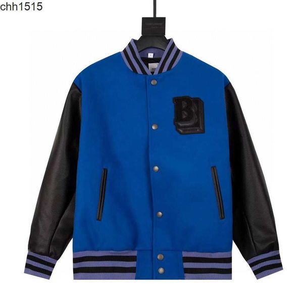 autumn winter new klein blue letter embroidery lychee leather splice baseball jersey for men and women, Black;brown
autumn winter new klein blue letter embroidery lychee leather splice baseball jersey for men and women, Black;brown