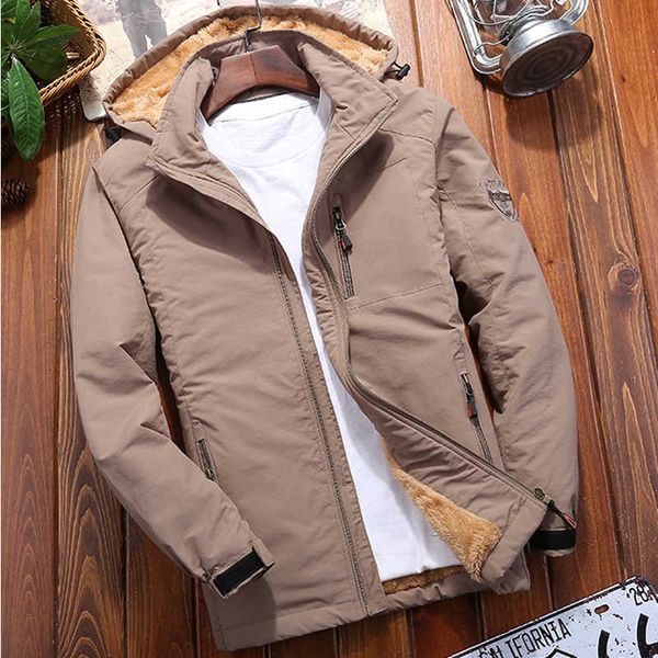 men's jackets autumn winter coat fleece warm thicken jacket men outerwear windbreaker casual coats with hooded mens military parkas clo, Black;brown
men's jackets autumn winter coat fleece warm thicken jacket men outerwear windbreaker casual coats with hooded mens military parkas clo, Black;brown