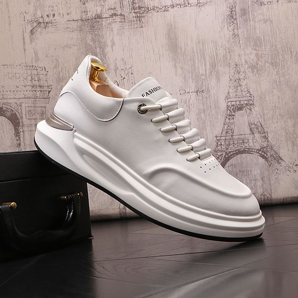 european style classic dress party wedding shoes light breathable lace-up casual white sneakers round toe thick bottom business leisure walk, Black
european style classic dress party wedding shoes light breathable lace-up casual white sneakers round toe thick bottom business leisure walk, Black