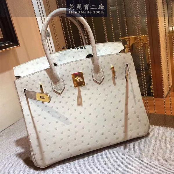 designers handbags birkin bags full handmade original ostrich leather bag 25cm inch handbag female pearl gray large capacity ayw
designers handbags birkin bags full handmade original ostrich leather bag 25cm inch handbag female pearl gray large capacity ayw
