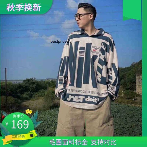 mens hoodie t-shirts cpfm co branded nk us original high street letter printed loose half button polo shirt pullover oversize, White;black
mens hoodie t-shirts cpfm co branded nk us original high street letter printed loose half button polo shirt pullover oversize, White;black