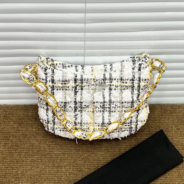 womens designer hobo tweed bags gold metal hardware matelasse chain underarm shoulder handbags large capacity outdoor sacoche cosmetic case
womens designer hobo tweed bags gold metal hardware matelasse chain underarm shoulder handbags large capacity outdoor sacoche cosmetic case