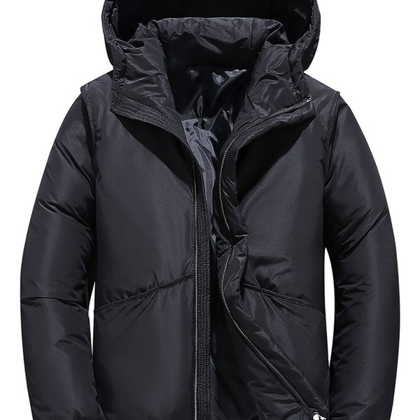 winter warm men jacket coat casual autumn stand collar puffer thick hat white duck parka male mens winter down jacket with hood 220912, Black
winter warm men jacket coat casual autumn stand collar puffer thick hat white duck parka male mens winter down jacket with hood 220912, Black