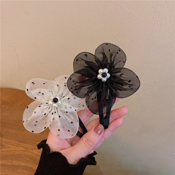 cloth flower hair clips pearl ball point organza edge fringe clip br040, Golden;silver
cloth flower hair clips pearl ball point organza edge fringe clip br040, Golden;silver