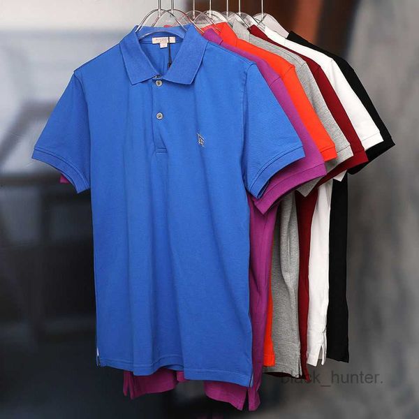 men's t-shirts burbrerys designer men short sleeved polo shirt breathable pearl ground cotton embroidery business lattice casual t-shir, White;black
men's t-shirts burbrerys designer men short sleeved polo shirt breathable pearl ground cotton embroidery business lattice casual t-shir, White;black