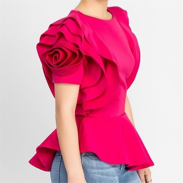 women fashion summer o-neck ruffles sleeve asymmetric hem slim blouse j190613, White
women fashion summer o-neck ruffles sleeve asymmetric hem slim blouse j190613, White