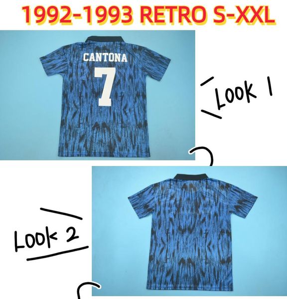 1992 1993 manchester retro soccer jerseys 92 93 cantona giggs version utd vintage man classic football shirts away blue s-2xl, Black
1992 1993 manchester retro soccer jerseys 92 93 cantona giggs version utd vintage man classic football shirts away blue s-2xl, Black