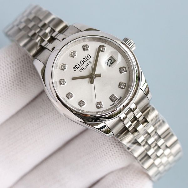 ladies watches 31mm automatic mechanical watch diamond design men wristwatch sapphire stainless steel strap life waterproof montre de, Slivery;brown
ladies watches 31mm automatic mechanical watch diamond design men wristwatch sapphire stainless steel strap life waterproof montre de, Slivery;brown