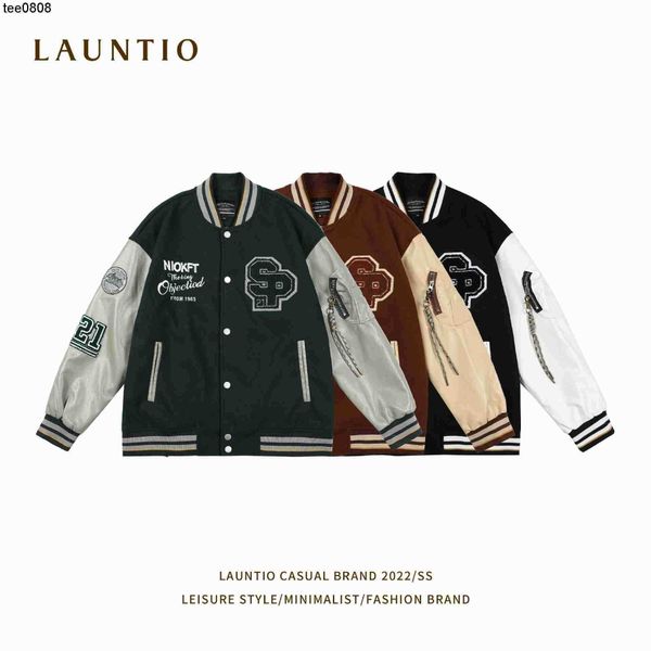 longzhi mountain outdoor 2022 autumn essentials stand collar baseball jacket windproof pu leather couple jacket, Black;brown
longzhi mountain outdoor 2022 autumn essentials stand collar baseball jacket windproof pu leather couple jacket, Black;brown